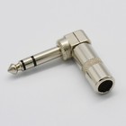Microphone Cable 3pin Xlr Female To 1 4  Trs Right Angle Stereo Plug Mic Cables