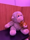 Vintage Russ Berrie   Co Baby Chee Chee Brown Plush Monkey With Pacifier