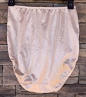 Adonna Vtg Nylon Satin Gusset Size 8 Granny Silky  Underwear Panty High Waist