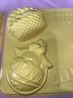 Vintage Jell-o Jigglers Jello Easter Egg Bunny Basket    Baby Chick Mold