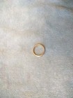  14kt Yellow Solid Gold Beautiful Simple Band Ring Size 7 1 2 -- 3 6 Grams 