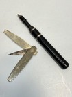 1900 Antique Medical Instrument Bleeding Fleam Thumb Lancet Vaccinator W Market
