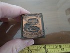 Vintage Letterpress Printing Block Del-monte Sliced Peaches Can Advertising