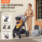 Vevor Stroller Travel System With Bassinet Playard Baby Combo Set Dark Gray