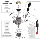 Carburetor Carb For Coleman Bk200 At200-b At200 Jl50qt Bk150 Go Kart 150cc 125cc