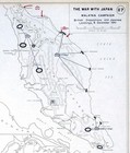 Wwii Map 117 Japan Landings Malaysia Kota Bharu Singapore British Positions 1941