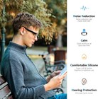 Ear Plugs For Sleeping Noise Cancelling     30db Reusable Silicone Earplugs With