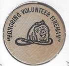 1981 Checopex 18th Stamp   Coin Exhibition  Cheektowaga  New York  Wooden Nickel
