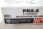 Nady Audio Pra-8 8-channel Microphone Pre-amplifier Pra8