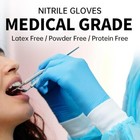 1000pcs Nitrile Disposable Medical Exam Gloves  5mil  Protein latex powder Free