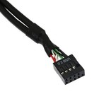 Usb Internal Motherboard Header Cable 9pin Male To Female Black 