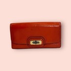 Coach Y2k Vintage Chelsea Leather Slim Envelope Wallet Clutch 45869 Rare