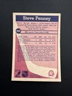 Vintage Authentic Signed Autographed Hockey Card Steve Penney 