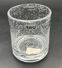 Tag Clear Glass Bubble Double Old Fashioned Glasses Set Of 4  2000086  New