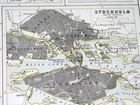 1921 Map Of Stockholm Copenhagen Oslo Berlin Paris Geneva Brussels Amsterdam