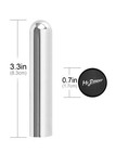 Mr power Guitar Slide Metal Steel Tone Bar For Dobro  Lap Arc-shaped  Silver