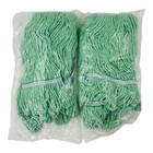 2 Mop Heads Super Loop Wet Mop Head Cotton synthetic Fiber 5  Headband Medium