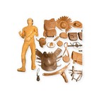 Vintage Marx Best Of The West Johnny West Daniel Boone Lot Accessories W  Figure