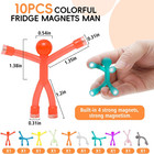 10 Pack Fridge Magnets Men  Cute Refrigerator Magnets  Funny Magnetic People Mag