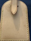 Authentic Louis Vuitton Luggage Tag Poignet Vachetta Leather Bag Vintage