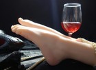 Tech New Us5 5 Lifelike Silicone Female Feet Mannequin Shoes Socks Display Model