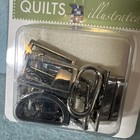 Tote   Purse Hardware Set By Quilts Illustrated Brand New Shiny Nickel Cheap
