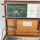 Antique 1913 Chautauqua Industrial Art Desk Lewis Myers W Scroll  Eraser   Chalk