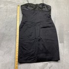 Adrienne Vittadini Vintage Black Wool Silk Blend Spaghetti Strap Dress Size 8