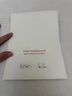 Country Singers Kix Brooks And Ronnie Dunn Signed Christmas Card
