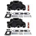 2pcs Exhaust Manifold Dry Joint Riser For Mercruiser Gm 4 3 V6 2002-up 864612t01