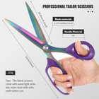 9 Inch Fabric Scissors Tailor Sewing Shears For Fabric Cutting Heavy Duty Tailor