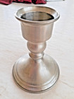 Vintage Web Pewter Weighted 5  Candle Holder 