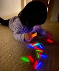 Giftexpress 100 Pcs Mini Glow Sticks Assorted Colors  Bulk Small  
