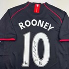 Framed Autographed signed Wayne Rooney 35x39 Manchester U Black Jersey Bas Coa