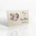 Personalized Baby Photo Frame Heart-shaped Window   Custom Engraving Nursery Rm