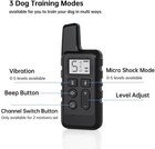 2800 Ft Remote Dog Shock Training Collar Rechargeable Waterproof Lcd Pet Trainer