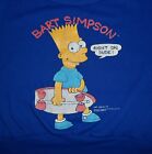 Vintage 1990 The Simpsons Bart Simpson Right On Dude Sweatshirt Youth Toddler