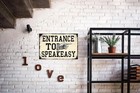 Vintage Tin Sign      Retro Metal  2 X 8 Inch