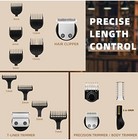 Beard Trimmer For Men  Cordless Hair Clipper  Shaving Kit For Mustache  7 In 1