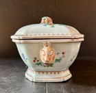 Antique Chinese 18th C Qianlong Famille Rose Export Porcelain Tureen