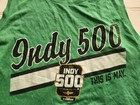 Indianapolis Motor Speedway Indy 500 Shirt Men s Size Medium Green  Tank Top