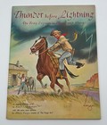 Alberto Vargas Thunder Before Lightning Pony Express Stamp Story Book