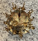 Vintage Toledo Spain Mini Sword Cocktail-olive Picks Set Of 24 With Stand   