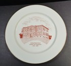 Ashland High School Nh 1910-1990 Collector Plate Rare New Hampshire Gold Trim