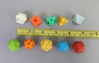 10pc Vintage Original Holmes Dungeons   Dragons Tsr Polyhedral Dice Lot C 1978