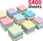 Sticky Notes 3x3  Bulk Pack 54 Note Pads 5400 Sheets For Daily Reminder  Self-st