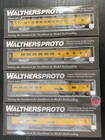 Walthers Proto Ho Up Heritage 4-car Set Lighted Coach Diner Dome Lounge