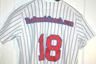 Rare The Bench Coach Baseball Jersey Stitched Promo Bat Glove Equipment Holder