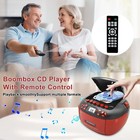 Portable Cd cassette Player With Bluetooth Speaker  Fm Radio  Usb Playback