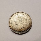 1870 5c Canada Five Cents  0346 Asw - Wire Rim Km2 - Sku-q4518